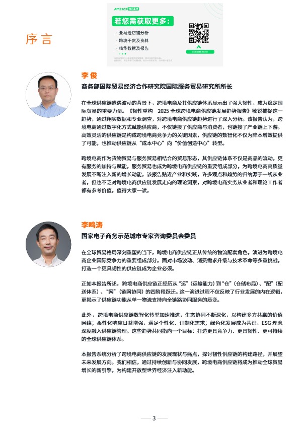 2025全球跨境电商供应链发展趋 