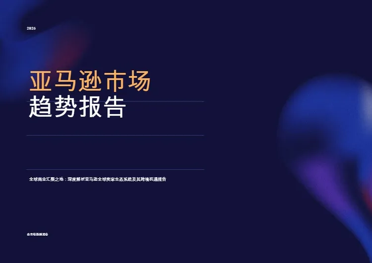 2026年亚马逊市场趋势报告 