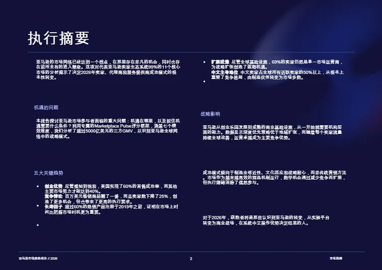 2026年亚马逊市场趋势报告 