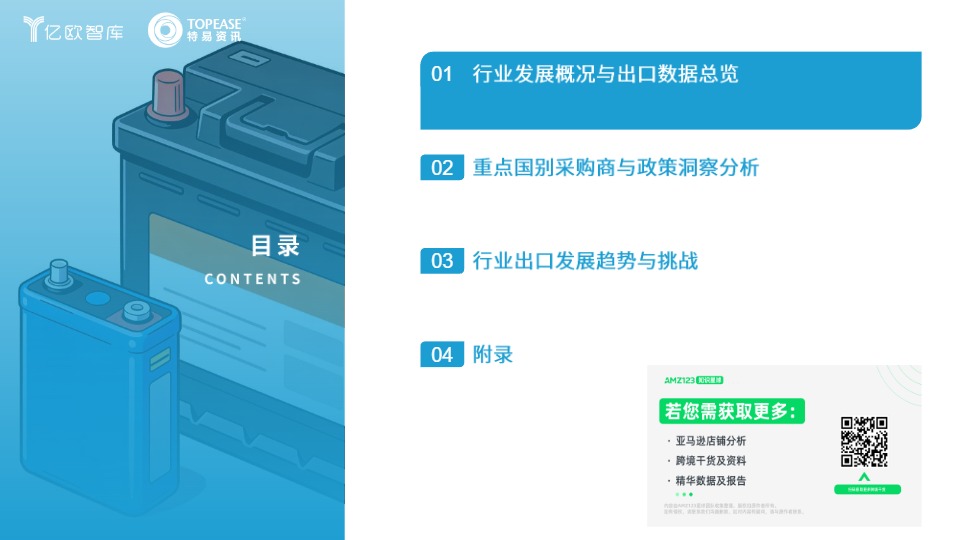 中国蓄电池行业出海国别机会洞察报告 