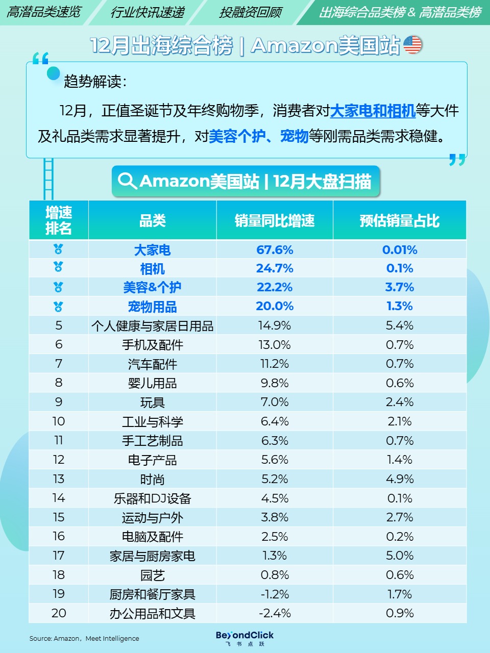 高潜力品类行业洞察报告 