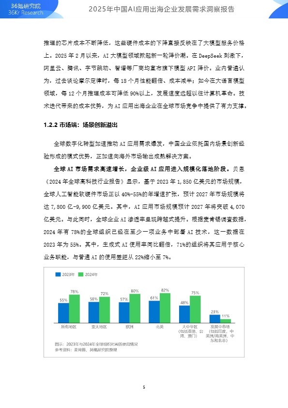 2025年中国AI应用出海企业发展需求洞察报告 