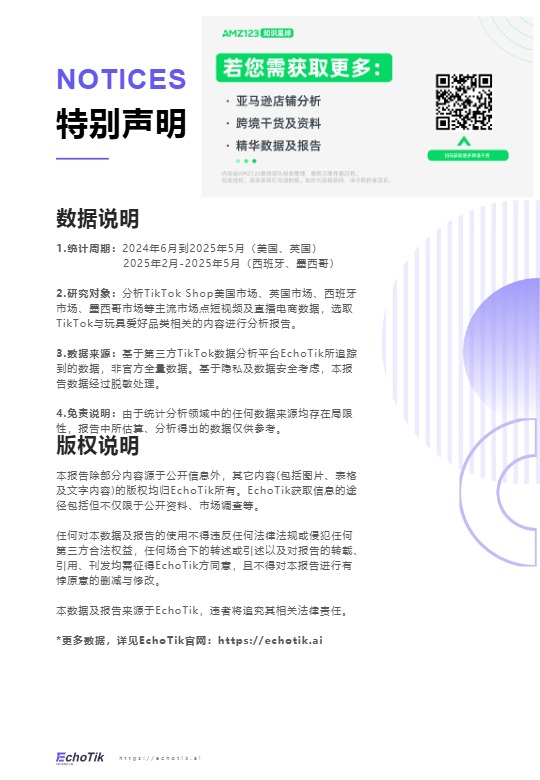 TikTok Shop 欧美玩具品类行业报告 