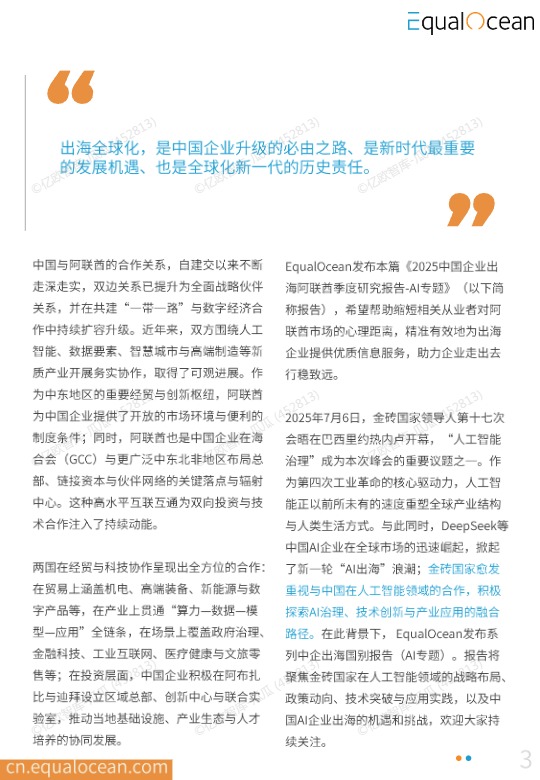 2025中国AI企业出海系列研究：阿联酋篇 