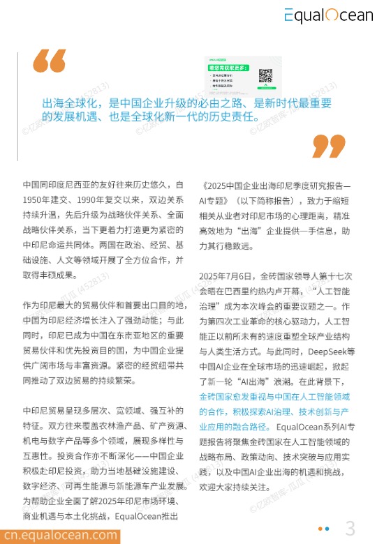 2025中国AI企业出海系列研究：印尼篇 