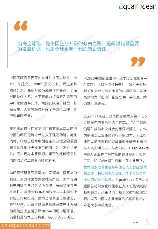 2025中国AI企业出海系列研究：印尼篇 