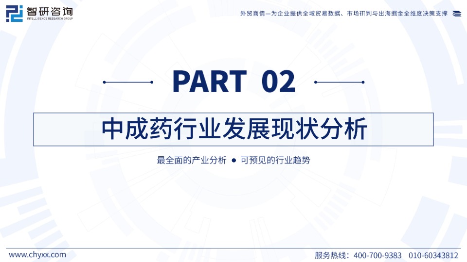 《全球与中国中成药产业供需贸易全景调研及重点国家出口前景评估报告》 