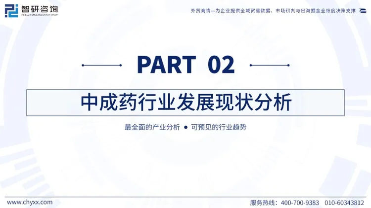 《全球与中国中成药产业供需贸易全景调研及重点国家出口前景评估报告》 