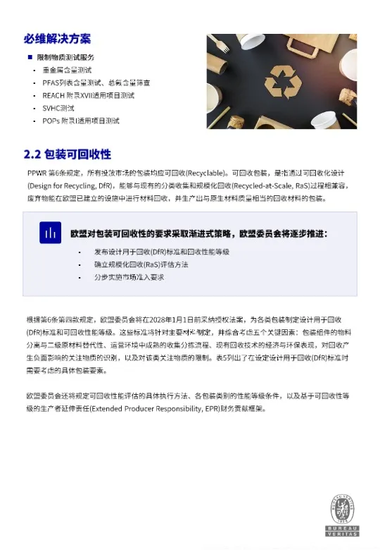 2026欧盟PPWR包装合规白皮书 