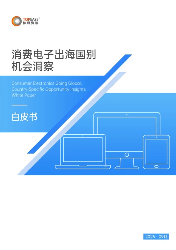 消费电子出海国别机会洞察白皮书 