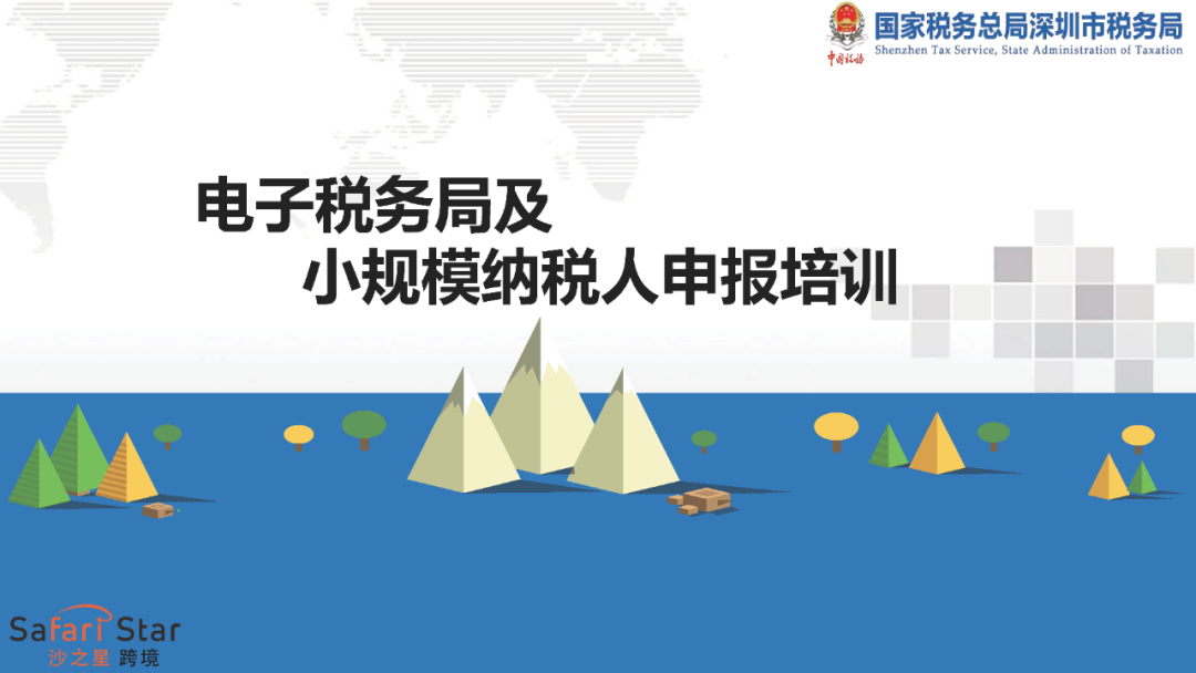 电子税务局及小规模纳税人申报培训