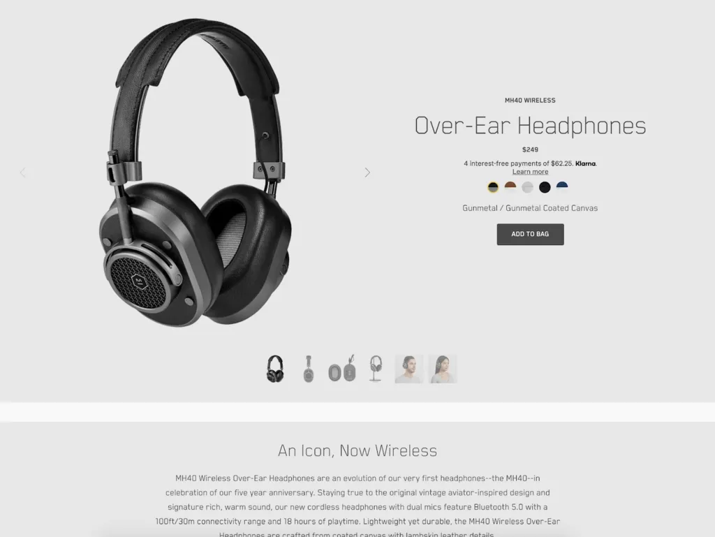 Shopify产品页