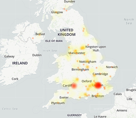 【AMZ123快讯】亚马逊英国网站出现故障，原因是它！