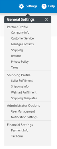 沃尔玛卖家中心发货模板