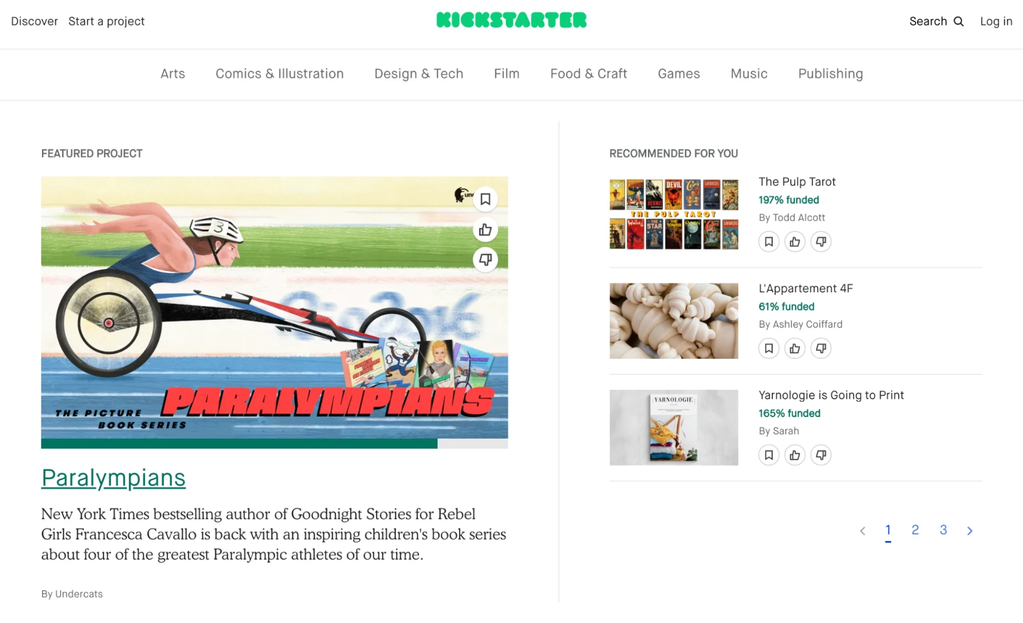 Kickstarter 官网