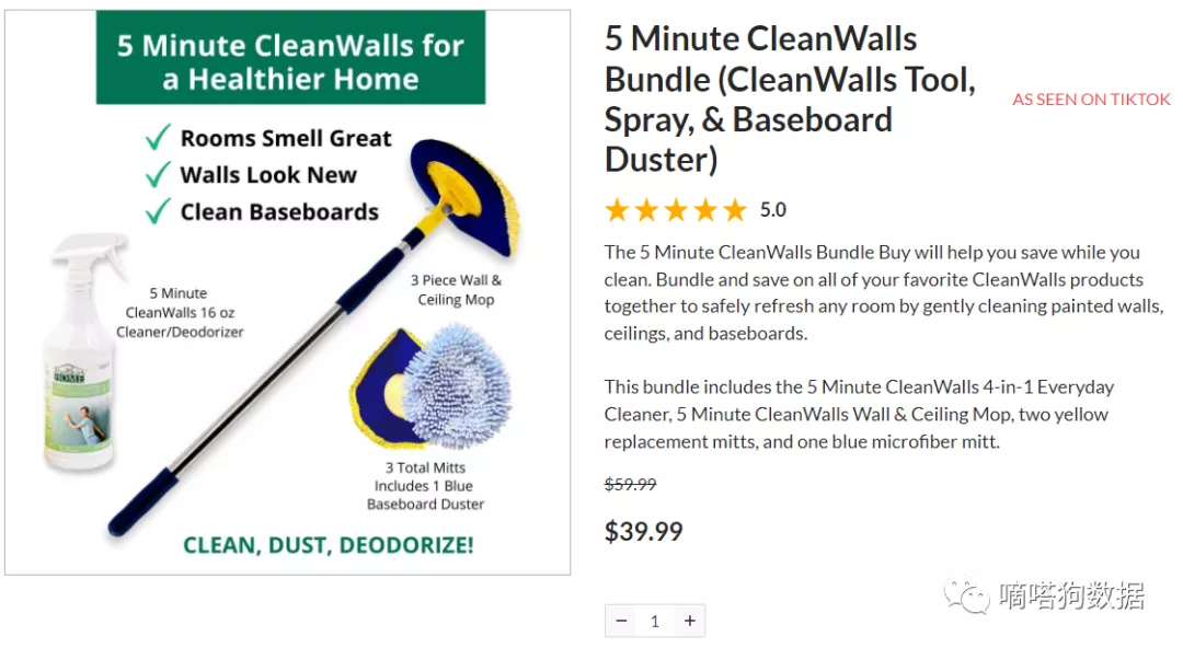 5 Minute CleanWalls Bundle (CleanWalls Tool, Spray, & Baseboard