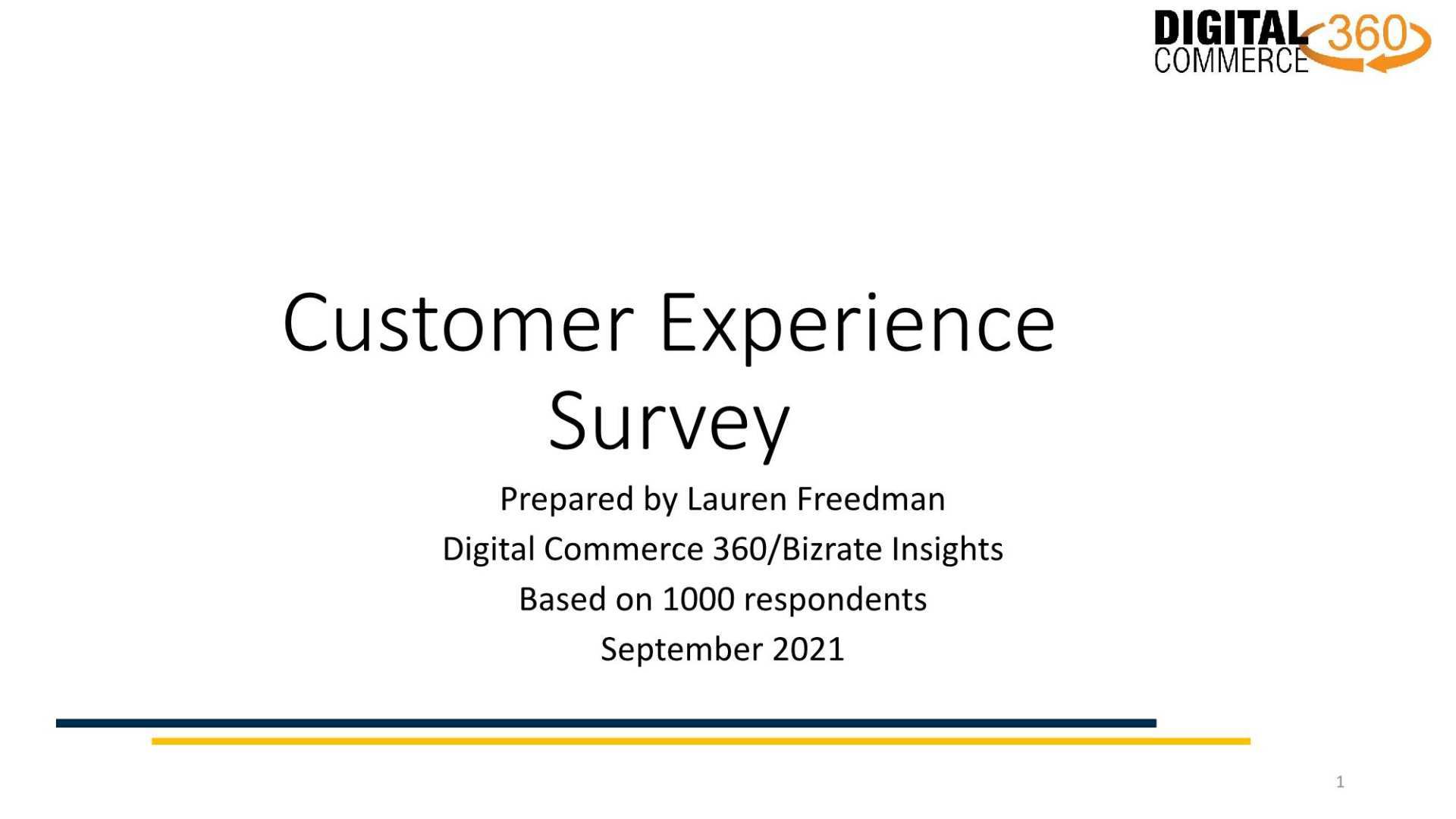 《2021年消费者体验调查报告》PDF下载