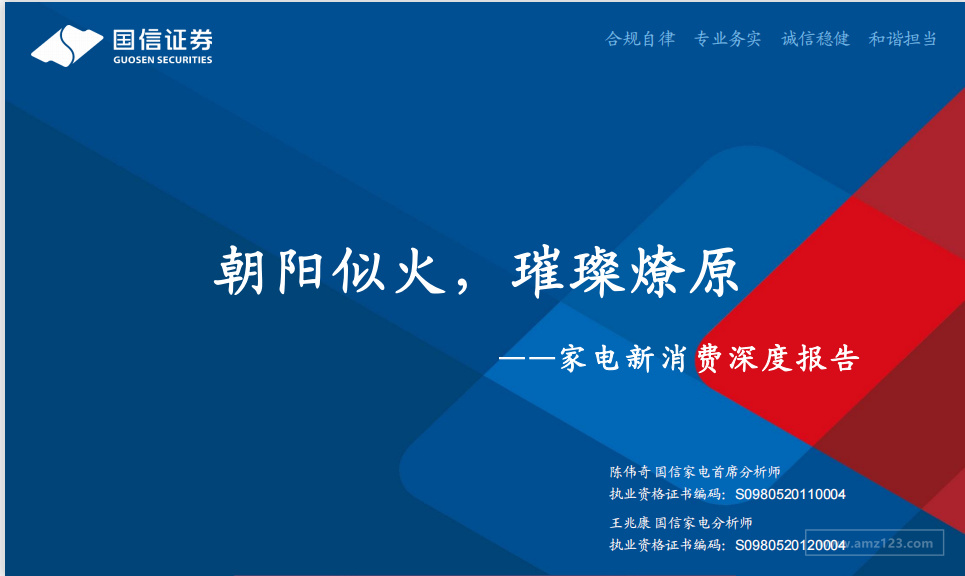 《家电新消费深度报告》PDF下载