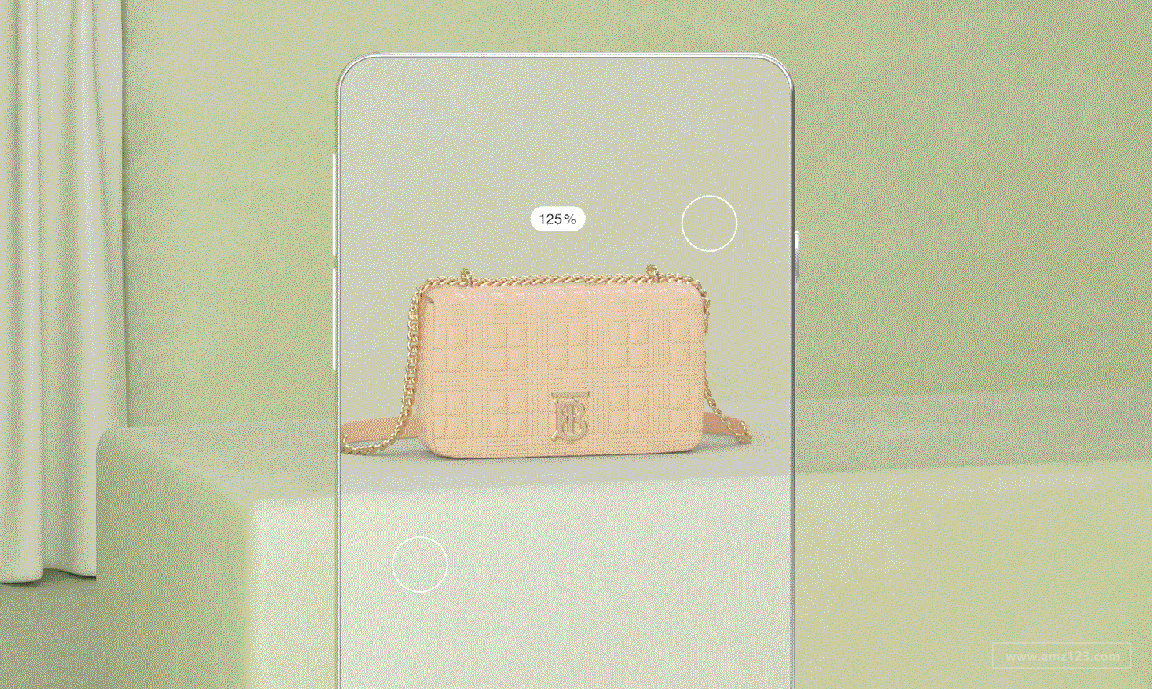 Burberry推出AR查看功能，可虚拟呈现Lola包包！