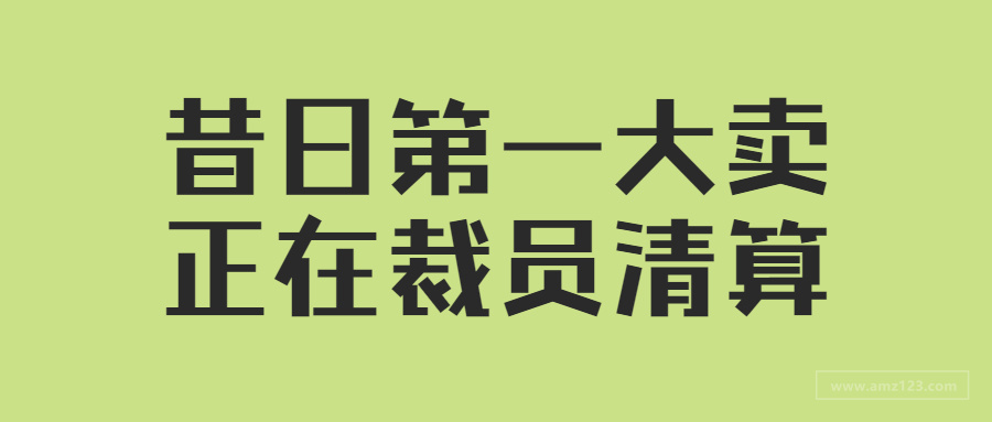 常年霸榜亚马逊TOP1，昔日大卖被曝裁员清算！