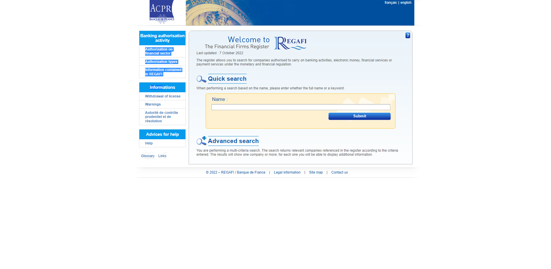 法国审慎监管管理局 (ACPR)