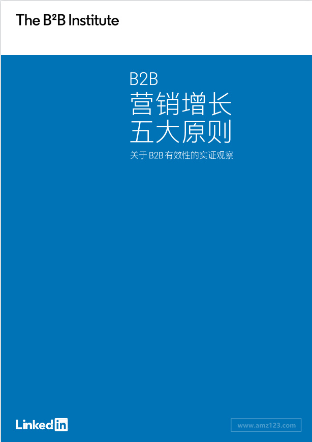 《B2B营销增长五大原则》PDF下载