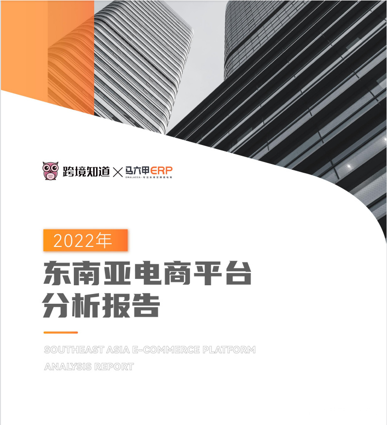 《2022东南亚跨境电商平台分析报告》PDF下载