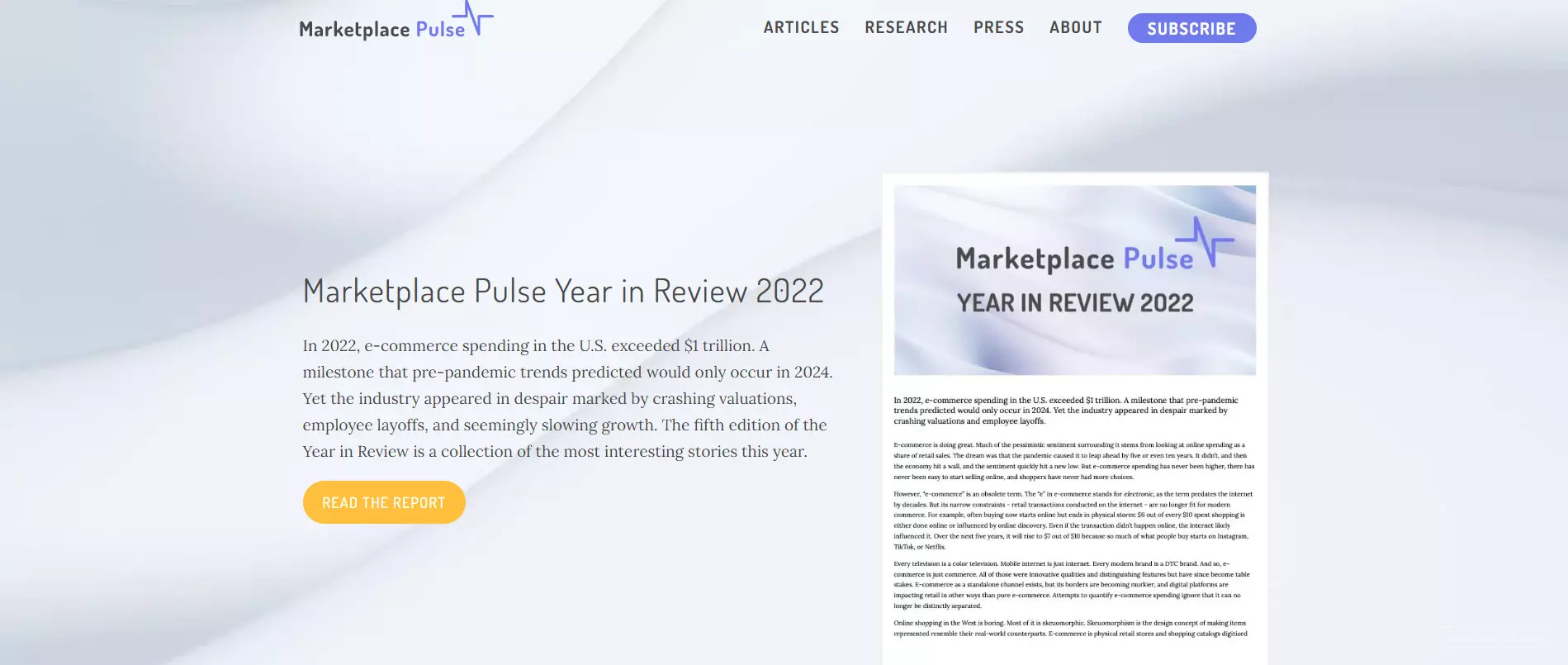 Marketplace Pulse