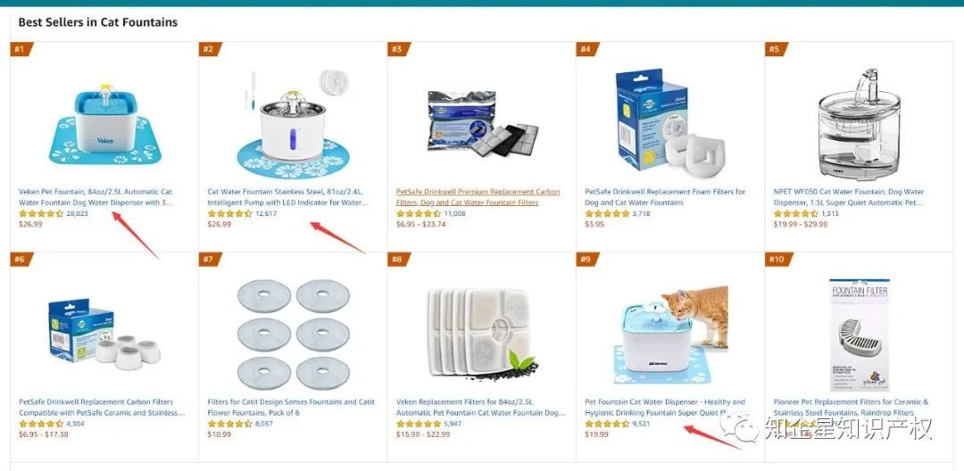 宠物饮水喷泉---美国专利侵权预警提醒