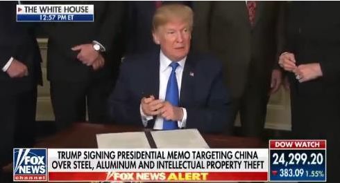 特朗普签署总统备忘录，征税规模达600亿美元