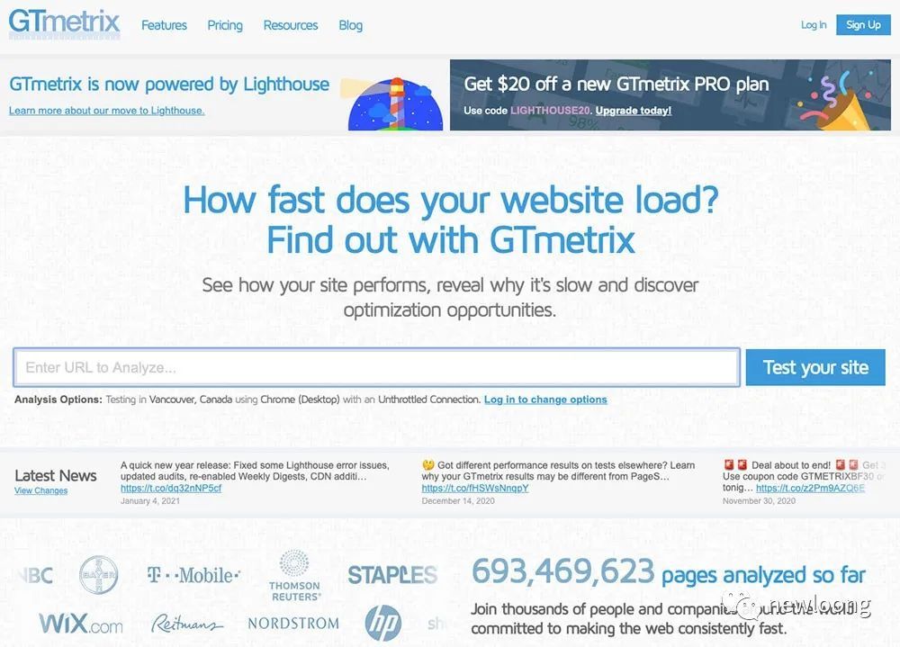 了解网站性能和用户体验评测工具GTmetrix获得更多客户转化