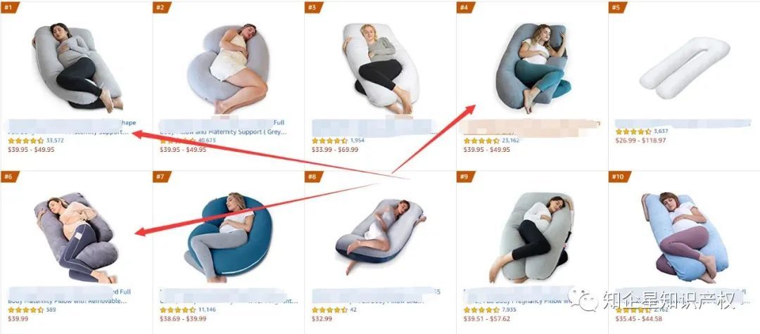 三款热销的--孕妇抱枕---美国专利侵权预警