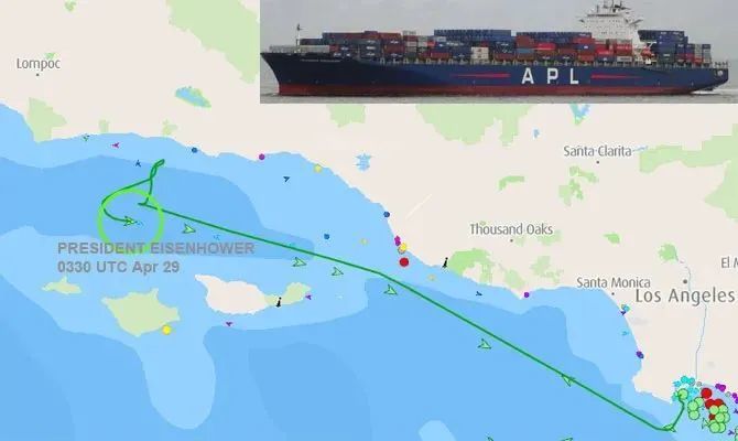 突发！一集装箱船起火，曾靠青岛、上海！一海员跳船， 引发30小时大搜捕！