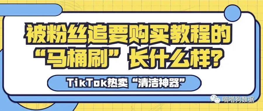 什么样的马桶刷能被追着要购买教程？分享4款疫情之下TikTok热卖爆款“清洁神器”丨嘀嗒狗