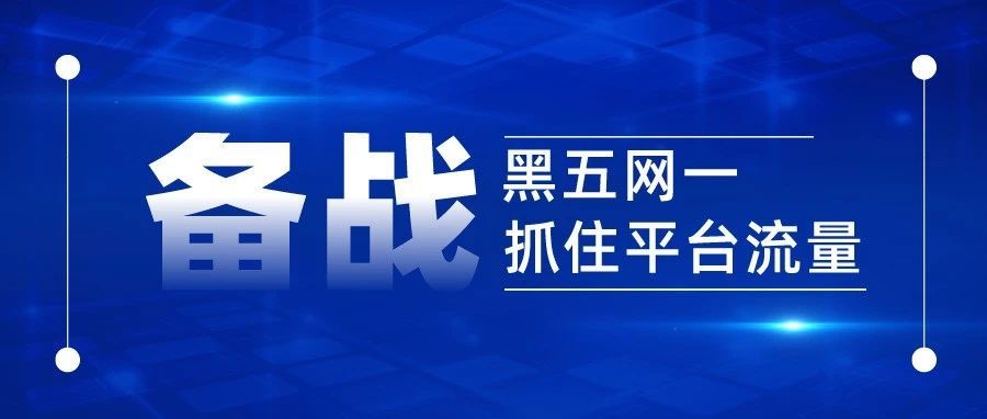 备战黑五网一，这份备战锦囊快收藏！助你抓住平台流量持续爆单！