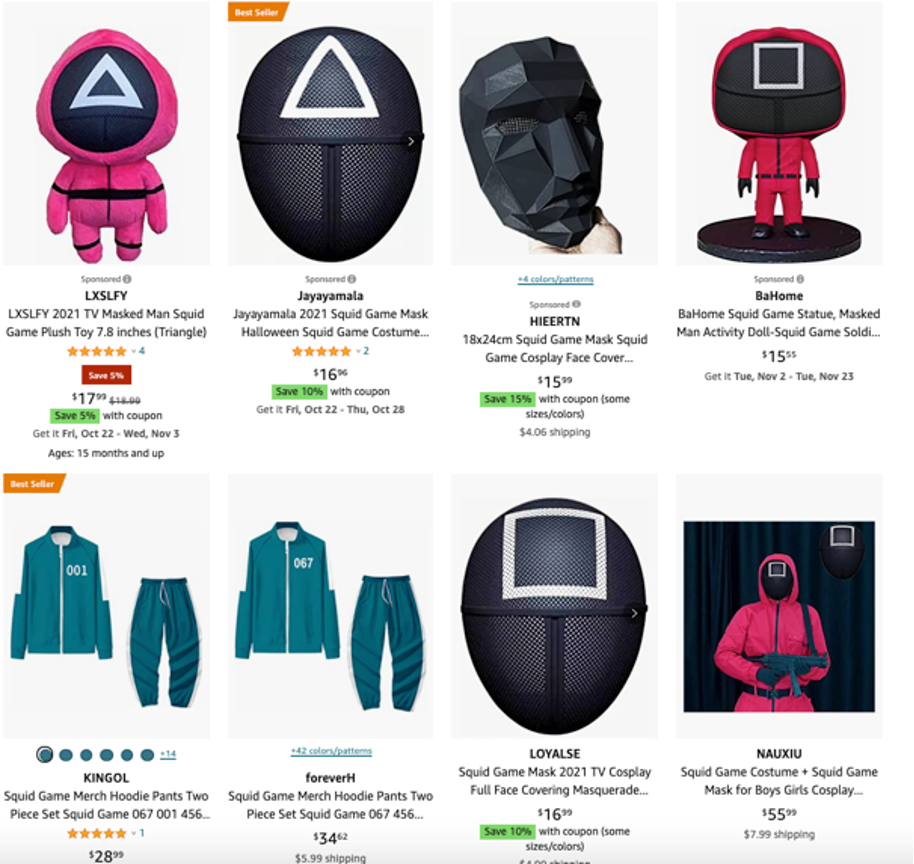 《鱿鱼游戏》椪糖引发的美国电商竞争新格局