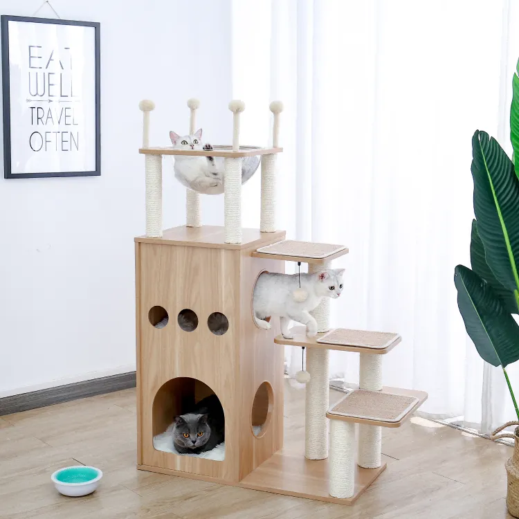 宠恒电商原创设计的猫爬架