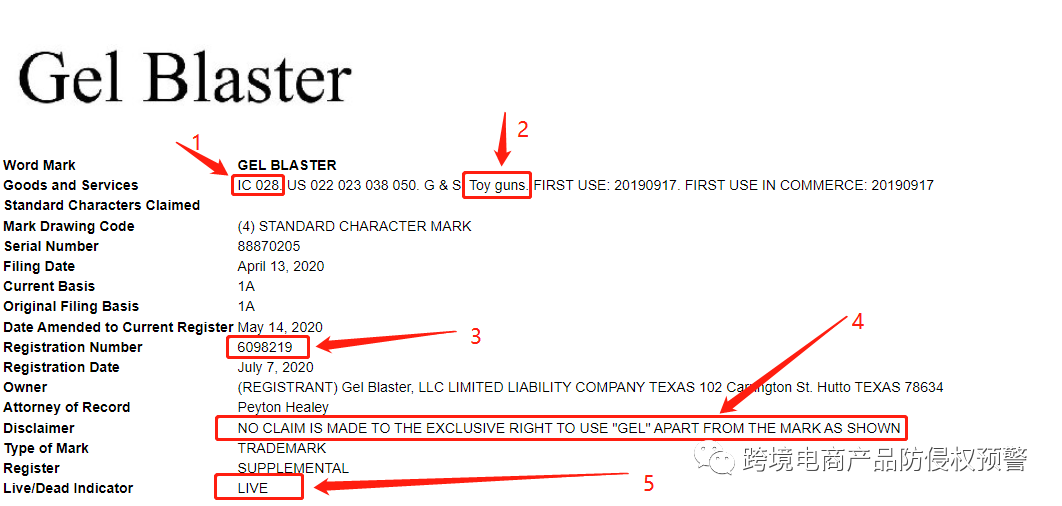 美国商标里的5个关键信息，决定是否侵权-AMZ123跨境导航
