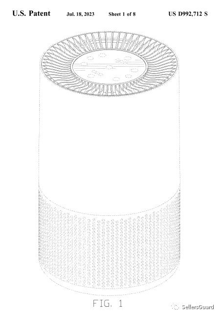 7月18最新美国外观专利！儿童座便器、空气净化器、化妆盒、工具手机架、毛巾杆