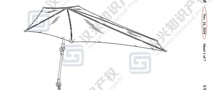 跨境电商防侵权预警：多功能遮阳伞在美国站的外观专利检索分析