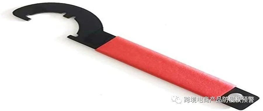 这款螺母扳手在美亚站有外观专利，防侵权预警257