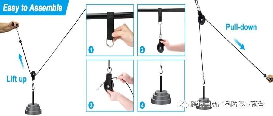 新上架就销量飙升，【滑轮健身器】在美亚站上的防侵权预警264