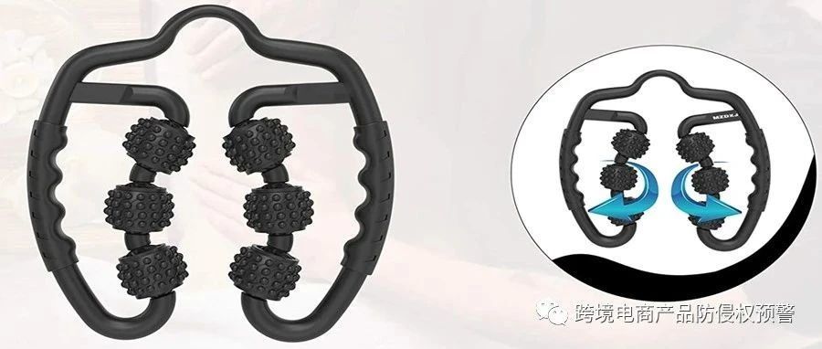 热销产品【筋膜滚轴】在美亚站上的防侵权预警295