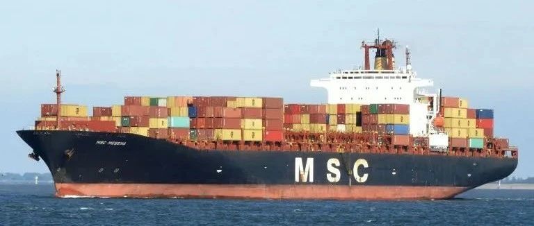 突发！MSC又一集装箱船着火，曾挂靠国内多个港口