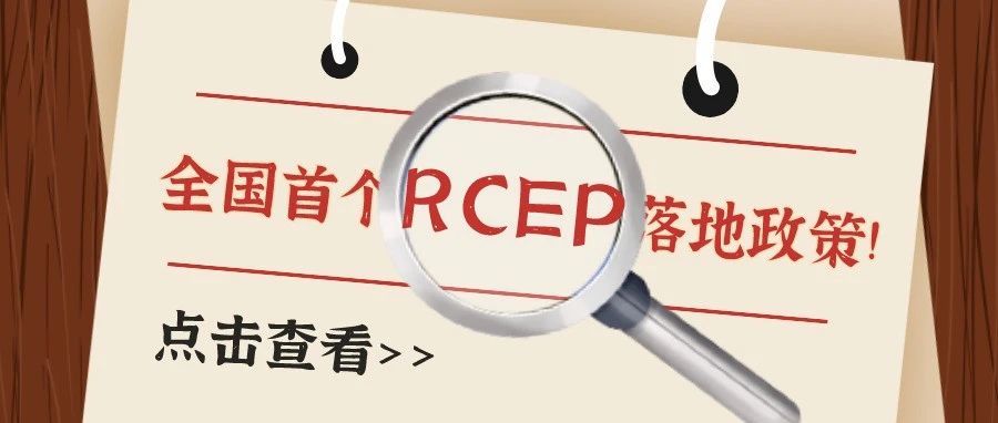 全国首个！广州发布RCEP跨境电商专项政策!