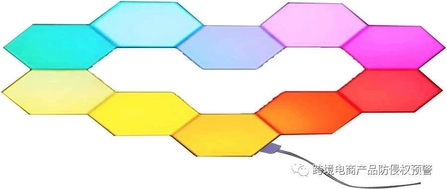 靓靓款【蜂巢灯】在亚马逊美国站的（发明专利）防侵权预警416