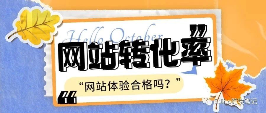 独立站转化率篇（上）：你的网站体验合格吗？