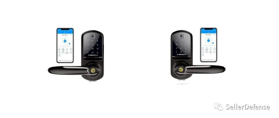 一款智能锁发案，还未冻结，速速下架相关产品！