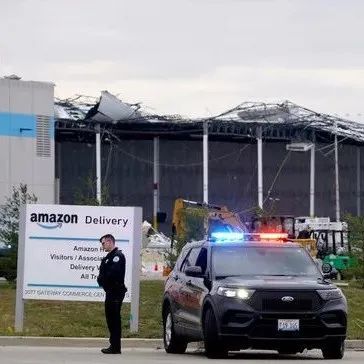 龙卷风袭击伊利诺伊州南部亚马逊仓库，造成6人死亡！