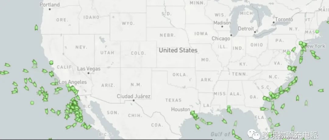 疫情爆发，美国各港口拥堵再破记录 | 三大海运联盟合计取消44个航次，全球航次取消率达10%